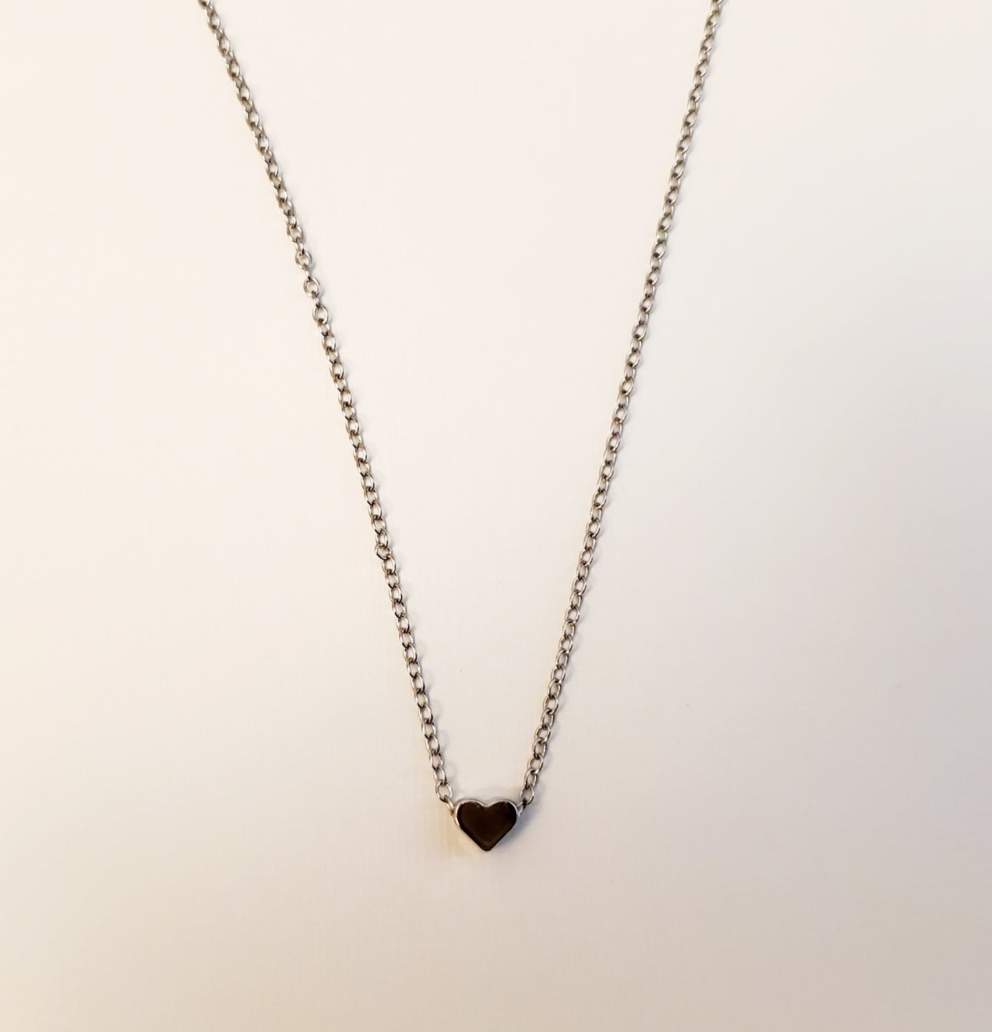 stainless steel silver necklace
