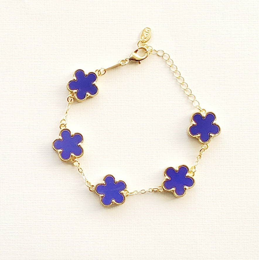Flower Charm Bracelet