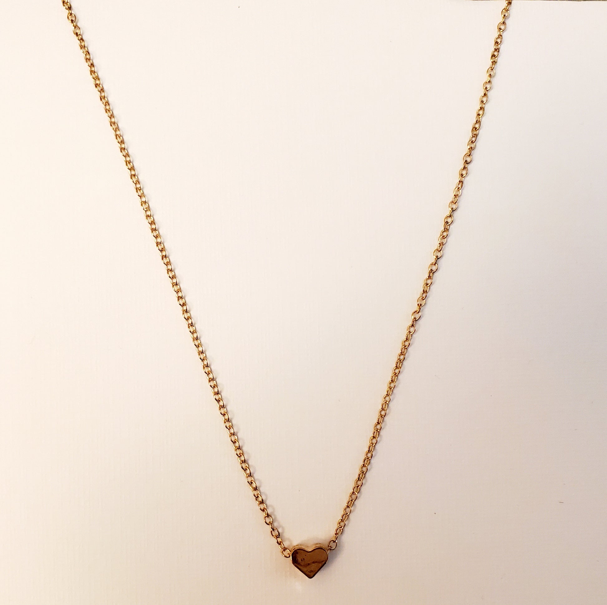 Gold Heart Necklace 