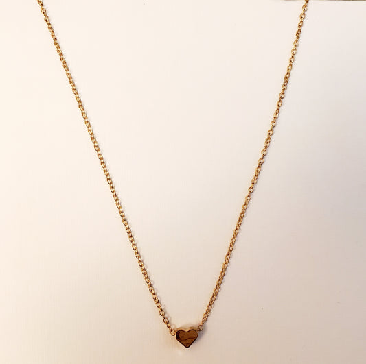 Gold Heart Necklace 