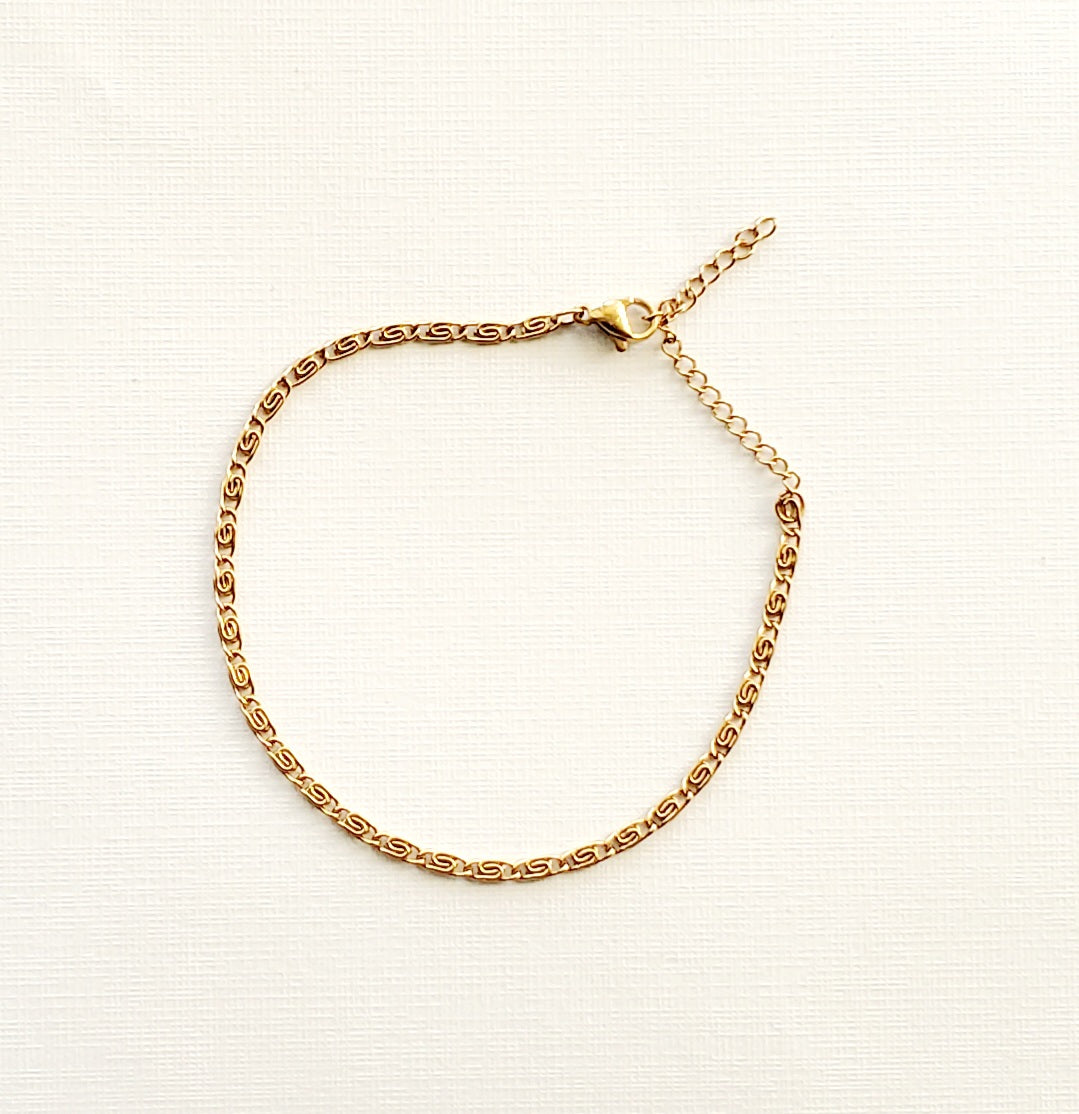Gold Link Bracelets