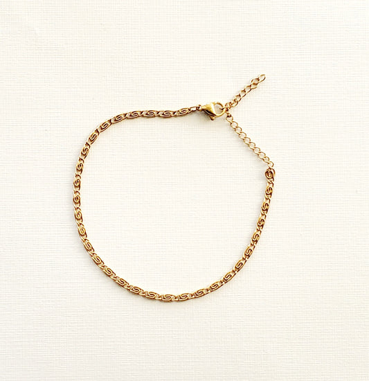 Gold Link Bracelets