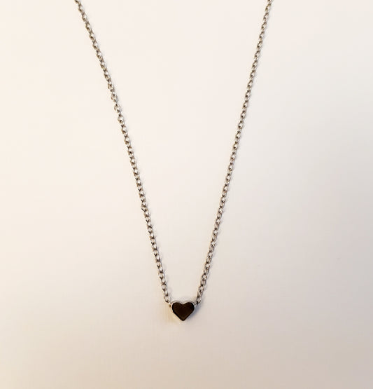 stainless steel silver necklace
