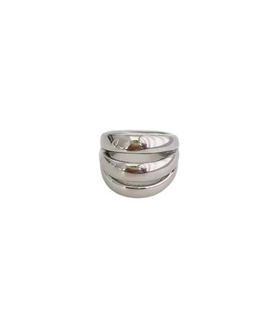 Stainless Steel Chunky Dome Ring