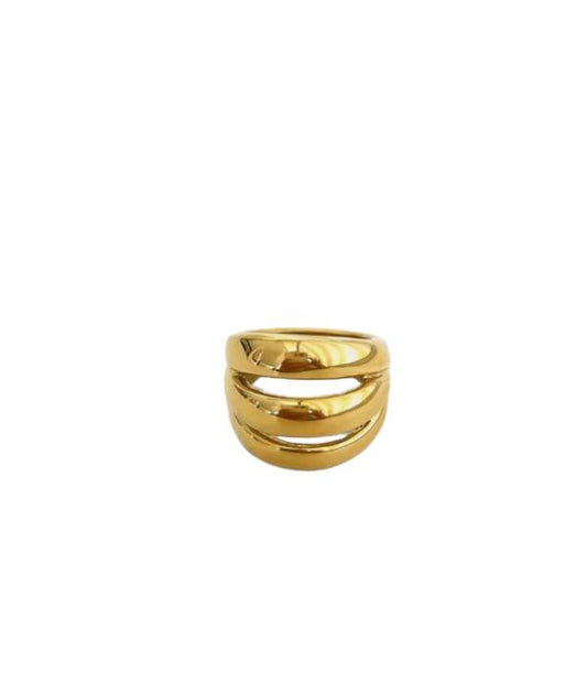 Gold Plated Chunky Gold Ring